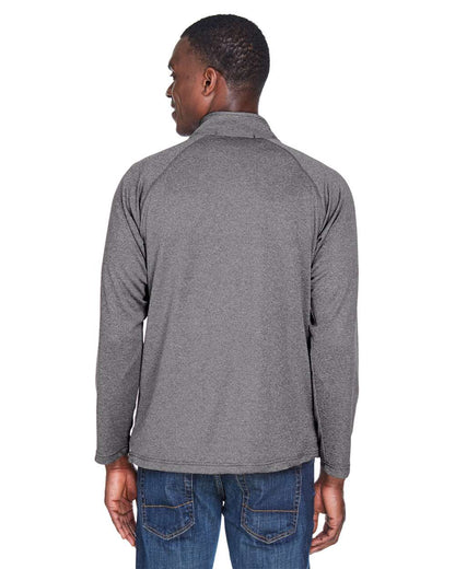 Devon & Jones Men's Stretch Tech-Shell® Compass Full-Zip Jacket DG420 #colormdl_Dark Grey Heather