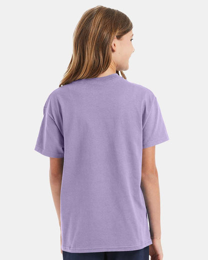 Hanes Youth Authentic T-Shirt 5450 #colormdl_Lavender