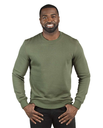 Threadfast Apparel Unisex Ultimate Crewneck Sweatshirt 320C #colormdl_Army