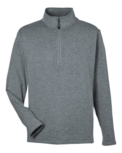 Glyder Men's Fairway Marbled Jersey Quarter-Zip Pullover MDP1772 #color_Carbon Marble