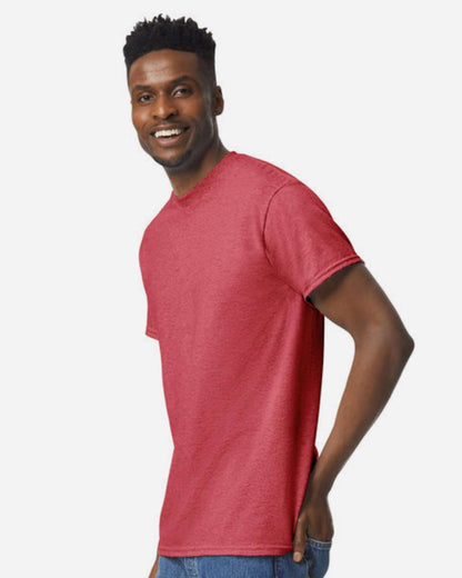 Gildan Unisex DryBlend® T-Shirt 8000 #colormdl_Heather Scarlet Red