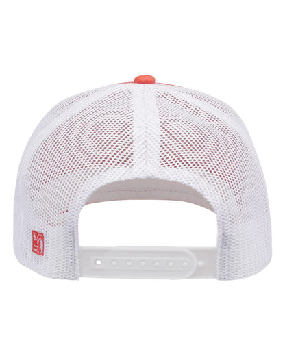 The Game Everyday Trucker Cap GB452E #color_Coral/ White