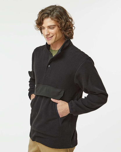 DRI DUCK Timber Mountain Fleece Pullover 7356 #colormdl_Black