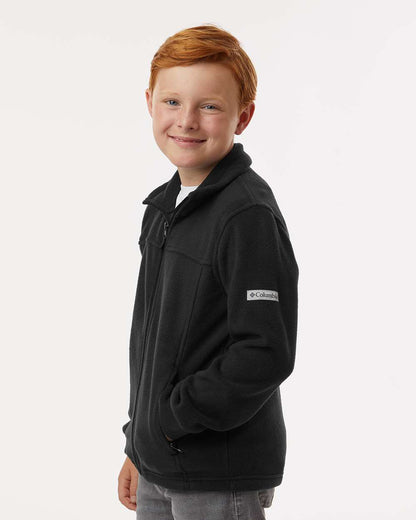 Columbia Youth Steens Mountain™ II Fleece Full-Zip Jacket 212479 #colormdl_Black