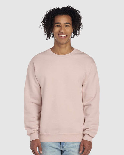 JERZEES Unisex NuBlend® Crewneck Sweatshirt 562MR #colormdl_Blush Pink