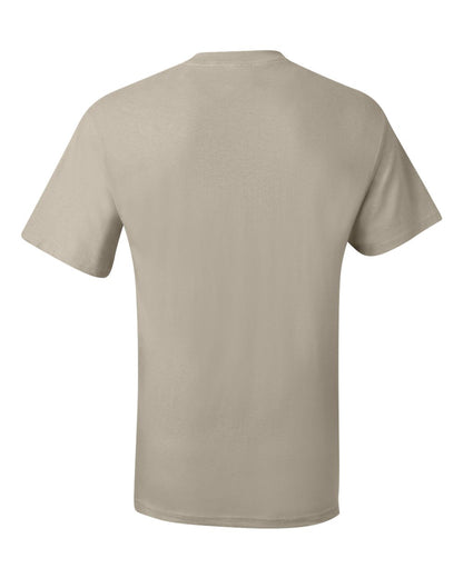 Hanes Beefy-T® Pocket T-Shirt 5190 #color_Sand