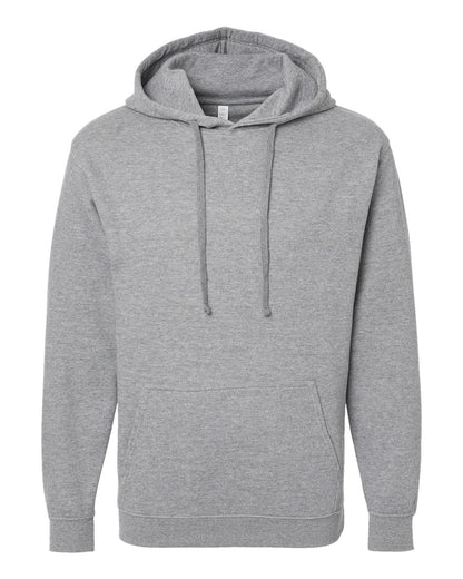 LAT Unisex Elevated Fleece Hoodie Sweatshirt 6926 #color_Heather