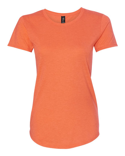 Gildan Softstyle® Women’s Triblend T-Shirt 6750L #color_Heather Orange