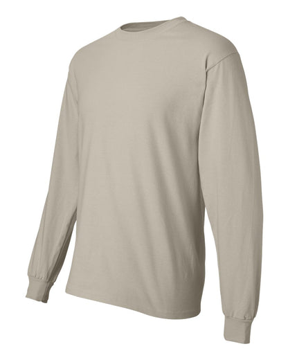 Hanes Beefy-T® Long Sleeve T-Shirt 5186 #color_Sand