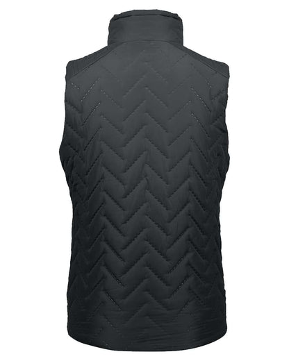 Holloway Women's Repreve® Eco Quilted Vest 229713 #color_Black