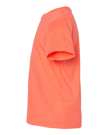 Rabbit Skins Toddler Fine Jersey Tee 3321 #color_Papaya