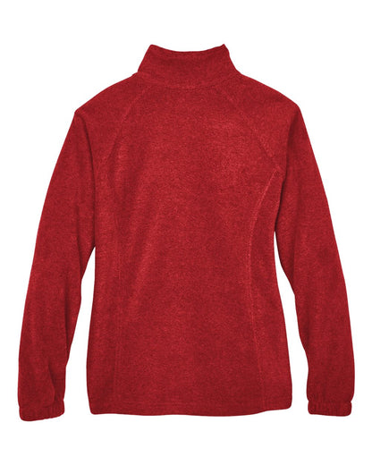 Harriton Women's Full-Zip Fleece M990W #color_Red