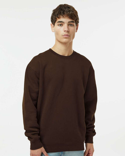 Independent Trading Co. Heavyweight Crewneck Sweatshirt IND3000 #colormdl_Brown