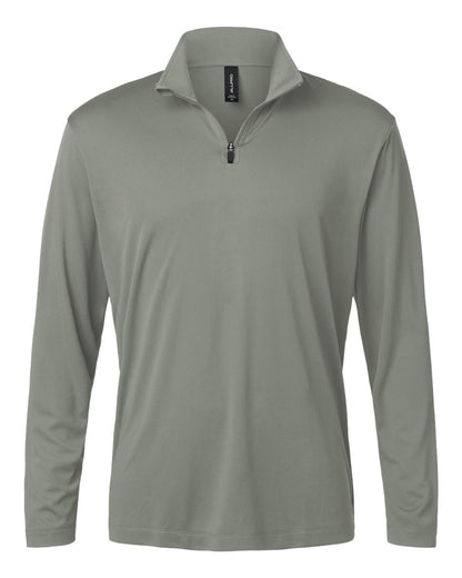 AllPro Men's Pro-Lock Performance Quarter-Zip Pullover 41870 #color_Greystone