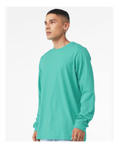 BELLA + CANVAS Jersey Long Sleeve Tee 3501 #colormdl_Teal