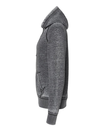 J. America Men's Vintage Zen Fleece Hooded Sweatshirt 8915 #color_Dark Smoke