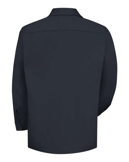 Red Kap Men's Tall Cotton Uniform Shirt SC30T #color_Dark Navy
