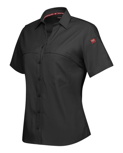 Red Kap Women's Cooling Work Shirt TSW1 #color_Black