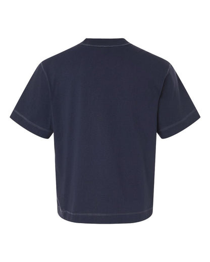 American Apparel Unisex Heavyweight Cotton Mid-Length Tee 13ML0 #color_Navy