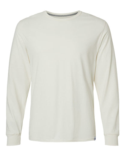 Russell Athletic Unisex Dri Power® CVC Performance Long Sleeve T-Shirt 64LTTM #color_Vintage White