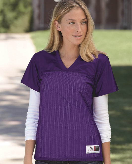 Augusta Sportswear Women's Junior Fit Stadium Replica Football Jersey 250