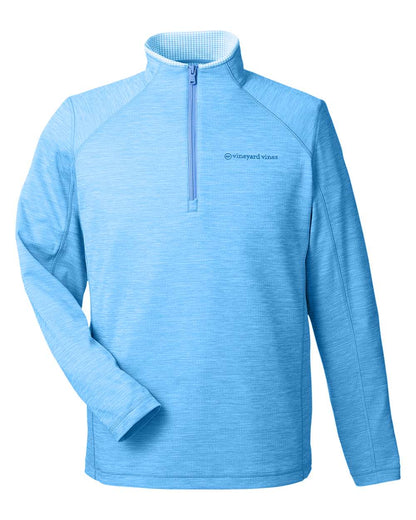vineyard vines Men's Sankaty Quarter-Zip Pullover K002709 #color_Ocean Breeze