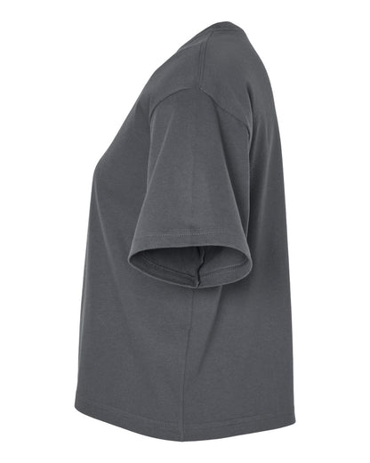 American Apparel Women's Fine Jersey Boxy Tee 102 #color_Asphalt