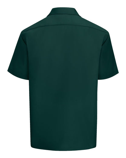 Dickies Short Sleeve Work Shirt - Tall Sizes 2574T #color_Hunter Green