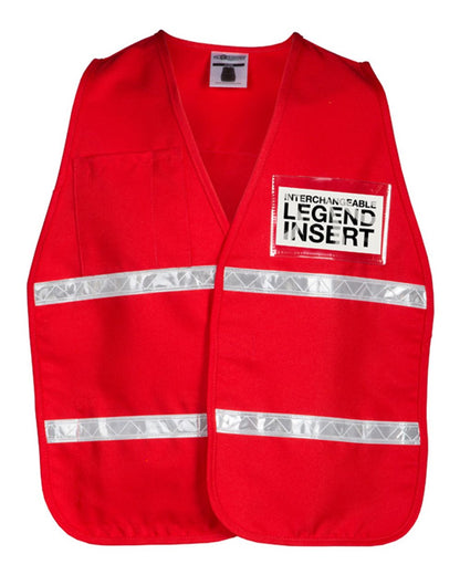 Kishigo Unisex 700 Series Incident Command Vest 3700 #color_3708I Red