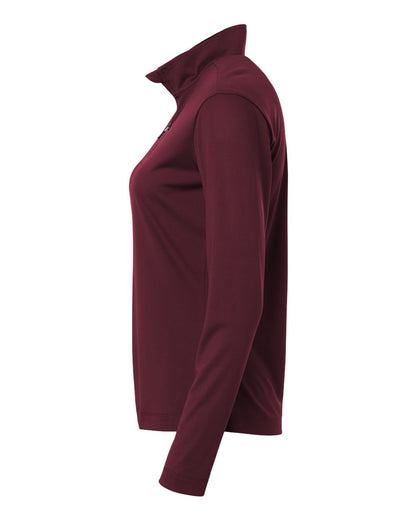 AllPro Women's Pro-Lock Performance Quarter-Zip Pullover 41870L #color_Maroon