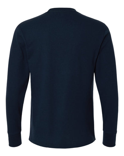Next Level Unisex Ideal Thermal Long Sleeve T-Shirt 8211 #color_Midnight Navy