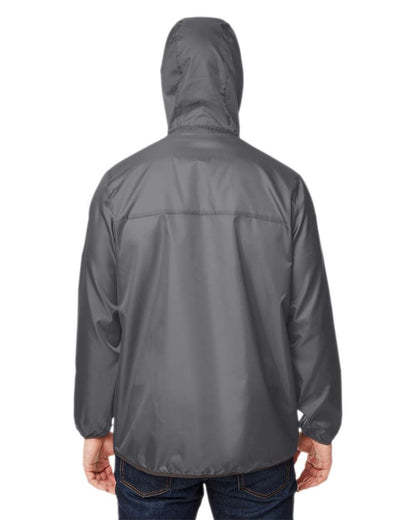 Team 365 Unisex Zone Protect Packable Anorak Jacket TT77 #colormdl_Sport Graphite