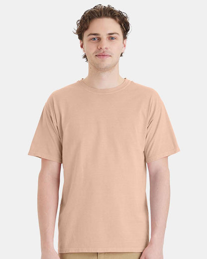 ComfortWash by Hanes Botanical Dyed T-Shirt GDH11B #colormdl_Botanical Annatto