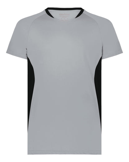 Augusta Sportswear Unisex Octane Soccer Jersey 322240 #color_Silver/ Black