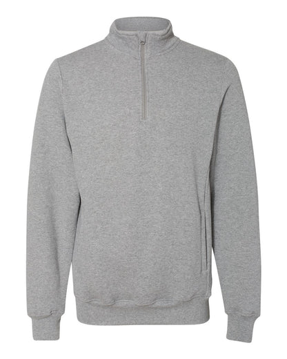 Russell Athletic Unisex Dri Power® Quarter-Zip Cadet Collar Sweatshirt 1Z4HBM #color_Oxford