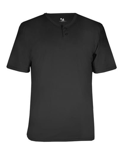 Alleson Athletic B-Core Youth Placket Jersey 2930 #color_Black