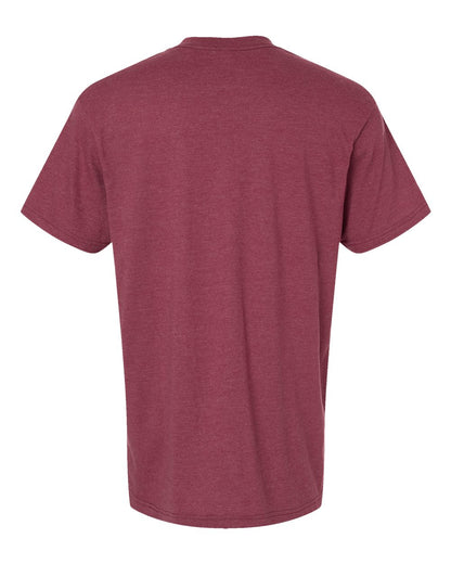 American Apparel Unisex CVC Tee 2001CVC #color_Heather Cranberry