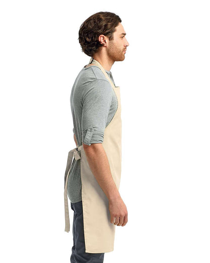 Artisan Collection by Reprime Recycled Bib Apron RP150 #colormdl_Natural