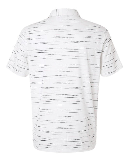 Adidas Men's Ultimate365 Mesh Glimmer Print Polo A2015 #color_Clear Pink