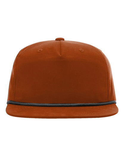 Richardson Umpqua Snapback Cap 256 #color_Dark Orange/ Black