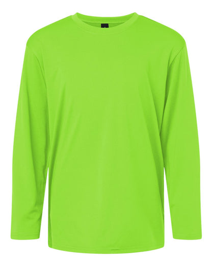 AllPro Youth Pro-Lock Performance Long Sleeve T-Shirt 48400Y #color_Lime