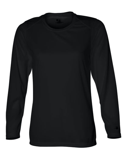 Badger Women's B-Core Long Sleeve T-Shirt 4164 #color_Black