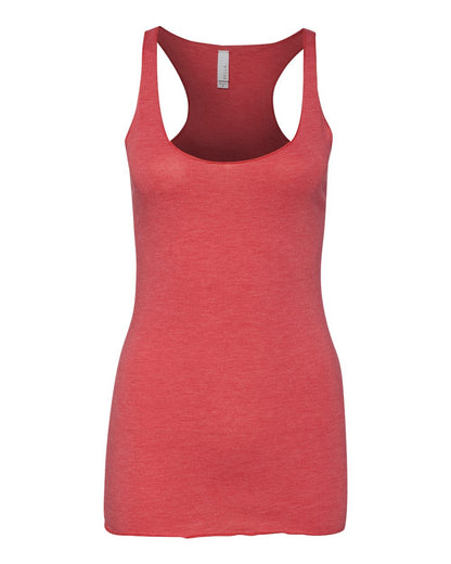 BELLA + CANVAS Women's Triblend Racerback Tank 8430 #color_Red Triblend