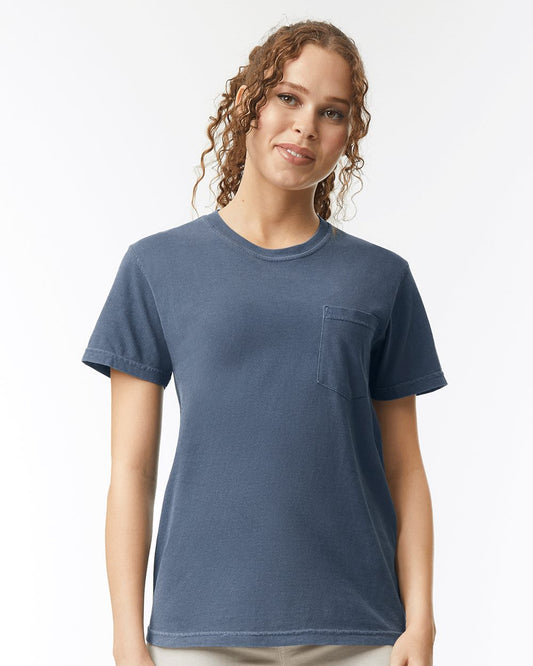 Comfort Colors Unisex Garment-Dyed Heavyweight Pocket T-Shirt 6030
