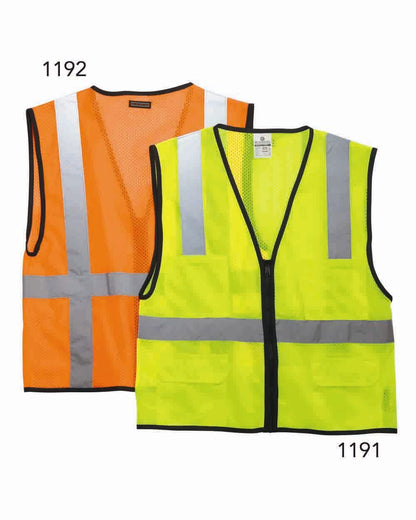 Kishigo Unisex Economy Mesh 6-Pocket Vest 1191-1192 Kishigo Unisex Economy Mesh 6-Pocket Vest 1191-1192