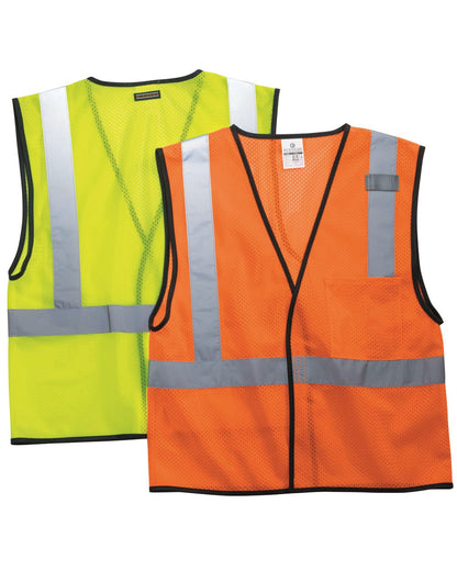 Kishigo Unisex Economy Single Pocket Hook-and-Loop Mesh Vest 1193-1194 Kishigo Unisex Economy Single Pocket Hook-and-Loop Mesh Vest 1193-1194