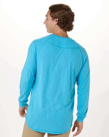 Boxercraft Henley Long Sleeve T-Shirt BM3101 #colormdl_Pacific Blue