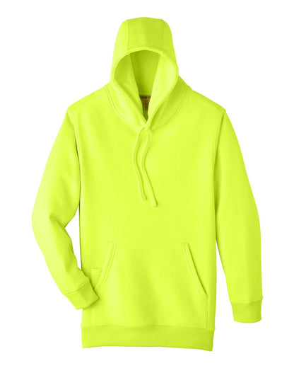 Team 365 Unisex Zone HydroSport™ Heavyweight Hooded Sweatshirt TT96 #color_Safety Yellow
