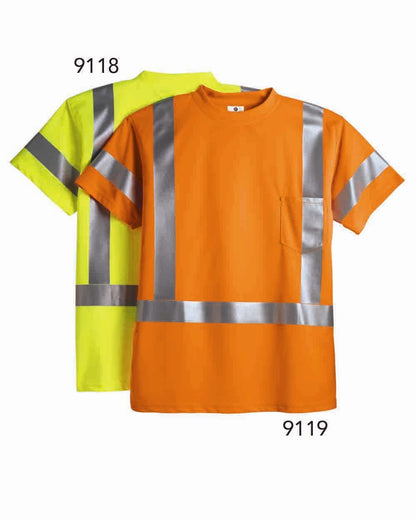 Kishigo Unisex Class 3 T-Shirt 9118-9119 Kishigo Unisex Class 3 T-Shirt 9118-9119