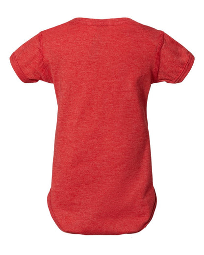 Rabbit Skins Infant Fine Jersey Bodysuit 4424 #color_Vintage Red